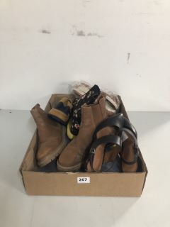 BOX OF ASSORTED FOOTWEAR