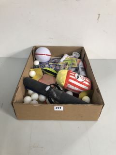 BOX OF ASSORTED ITEMS INC. POKÉMON CARDS