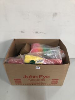 BOX OF ASSORTED ITEMS INC. PAPILART POLKA DOY CUPCAKE LINERS