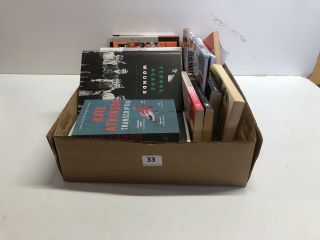 BOX OF ASSORTED BOOKS INC. KATE ATKINSON TRANSCRIPTION