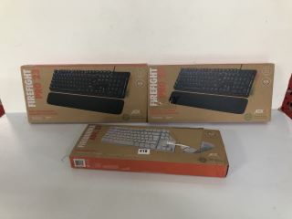 3 X ADX GAMING KEYBOARDS INC. FIREBUNDLE ADV.23