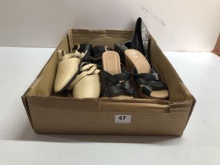 BOX OF ASSORTED WOMEN'S FOOTWEAR