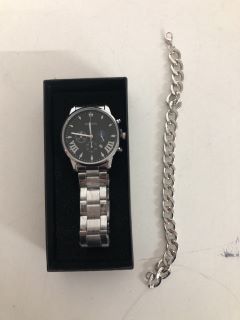 GENEVA MEN'S WRIST WATCH WITH BRACELET