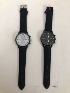 2 X GENEVA QUARTZ WRIST WATCHES