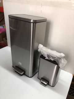 STAINLESS STEEL STEP TRASH CAN