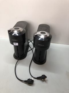 2 X NESPRESSO VERTUO NEXT COFFEE MACHINE