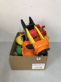 BOX OF ASSORTED KIDS TOYS