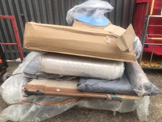 PALLET OF ASSORTED ITEMS INC KING SIZE MATTRESS