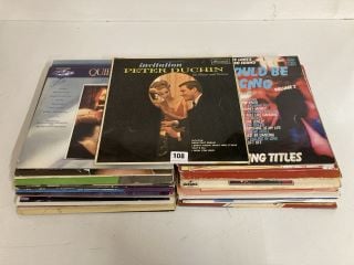 QTY OF ASSORTED VINYL RECORDS TO INCLUDE INVITATION PETER DUCHIN