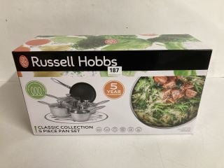 RUSSELL HOBBS CLASSIC COLLECTION 5 PIECE PAN SET