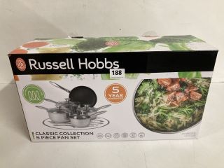 RUSSELL HOBBS CLASSIC COLLECTION 5 PIECE PAN SET