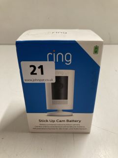 RING STICK UP CAM BATTERY INDOOR/OUTDOOR CAMERA