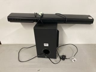 LG WIRELESS SOUND BAR & MATCHING SUBWOOFER - MODEL SJ2