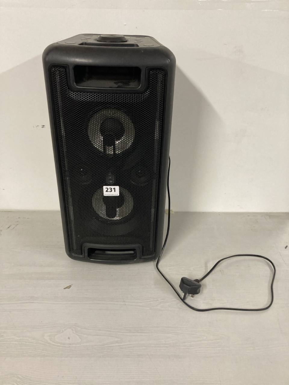 John Pye Auctions JVC PORTABLE BLUETOOTH PARTY SPEAKER MODEL MXD829PB