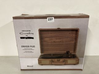 LIMITED EDITION CROSLEY CRUISER PLUS PORTABLE RECORD PLAYER WITH BLUETOOTH INPUT & OUTPUT - RRP £110