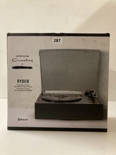 LIMITED EDITION CROSLEY RYDER 3-SPEED RECORD PLAYER WITH BLUETOOTH INPUT & OUTPUT - RRP £100