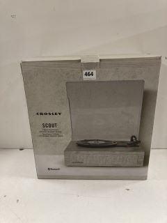 CROSLEY SCOUT 3-SPEED RECORD PLAYER WITH BUILT IN BLUETOOTH RECEIVER - RRP £100