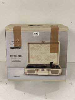 LIMITED EDITION CROSLEY CRUISER PLUS PORTABLE RECORD PLAYER WITH BLUETOOTH INPUT & OUTPUT - RRP £110