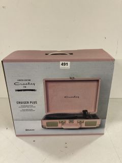 LIMITED EDITION CROSLEY CRUISER PLUS PORTABLE RECORD PLAYER WITH BLUETOOTH INPUT & OUTPUT - RRP £110