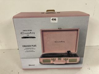 LIMITED EDITION CROSLEY CRUISER PLUS PORTABLE RECORD PLAYER WITH BLUETOOTH INPUT & OUTPUT - RRP £110