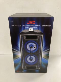 JVC PORTABLE BLUETOOTH PARTY SPEAKER - MODEL MX-D829PB - RRP £129