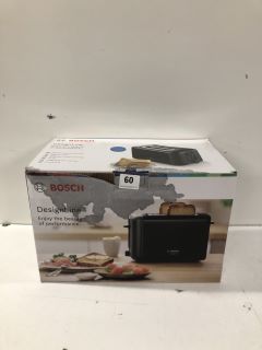 BOSCH DESIGNLINE STAINLESS STEEL 2 SLICE TOASTER