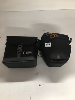 2 X ASSORTED ITEMS TO INCLUDE NATIONAL GEOGRAPHIC CAMERA BAG
