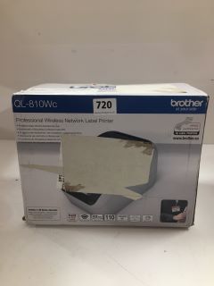 BROTHER PROFESSIONAL WIRELESS NETWORK LABEL PRINTER - MODEL QL-810WC