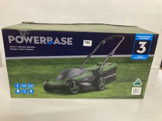 POWERBASE 34CM 1400W ELECTRIC ROTARY LAWN MOWER