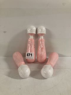 4 X ADULT VIBRATING SEX TOYS IN PINK (18+ ID REQUIRED)