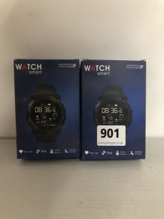 2 X WATCHSMART SWEATPROOF SPORTS GEAR WATCHES