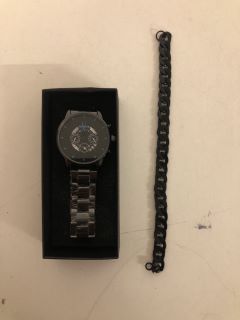 GENEVA MENS WRIST WATCH WITH BRACELET