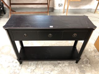 JL WOODEN SIDE UNIT WITH THREE DRAWERS