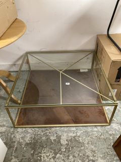 MENDEL GLASS COFFEE TABLE