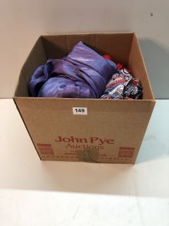 BOX OF ASSORTED CLOTHING TO INCLUDE WALLIS BLOUSE SIZE 16