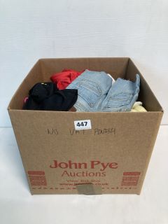 BOX OF ASSORTED KIDS CLOTHING