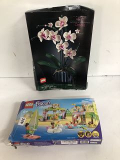 2 X LEGO INC ORCHID PLANT