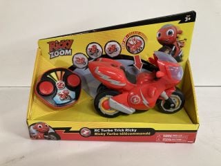 RICKY ZOOM RC TURBO TRICKY RICKY MOTORBIKE