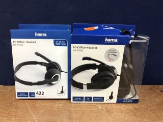 2 X HAMA HEADSETS