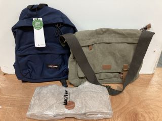 3 X ASSORTED BAGS INC EASTPAK