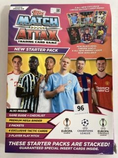 TOPPS MATCH ATTAX TRADING CARDS AND BINDER