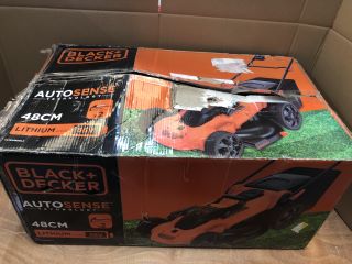 BLACK+DECKER 36V AUTOSENSE MOWER WITH 2 BATTERIES