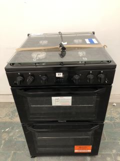 HOTPOINT FREESTANDING DOUBLE OVEN GAS COOKER MODEL: HDM67G0CCB UK