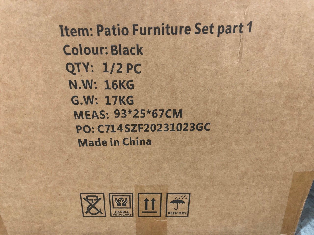 John Pye Auctions PATIO FURNITURE SET (PARTS 1 OF 2)