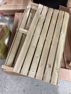 WOODEN GARDEN BENCH