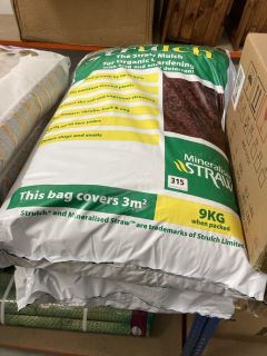 2 X SACKS OF STRULCH STRAW MULCH