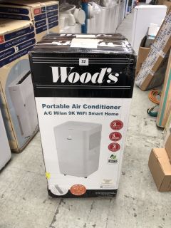 WOOD'S PORTABLE AIR CONDITIONING UNIT MILAN 9K WIFI