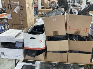 QTY OF ASSORTED OFFICE PHONES AND A CANON I-SENSY PRINTER MF645CX