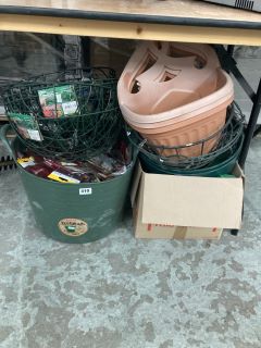 QTY OF ITEMS TO INCLUDE HANGING BASKETS