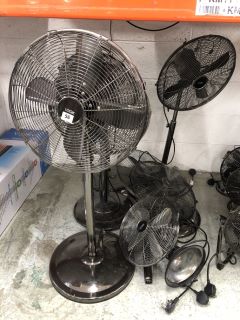 QTY OF PEDESTAL FANS INC LOGIK